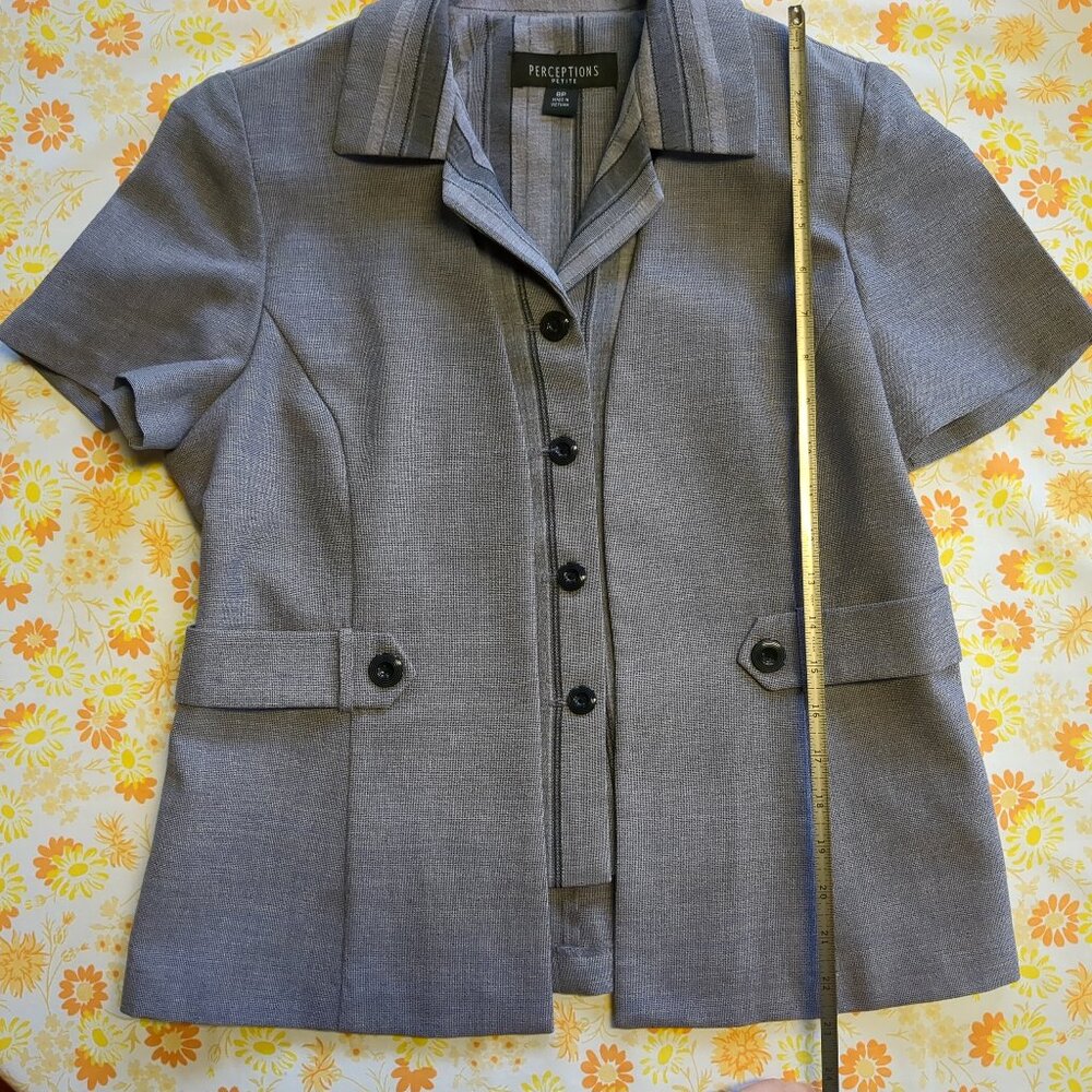 Perceptions Gray Pantsuit Vintage - image 8